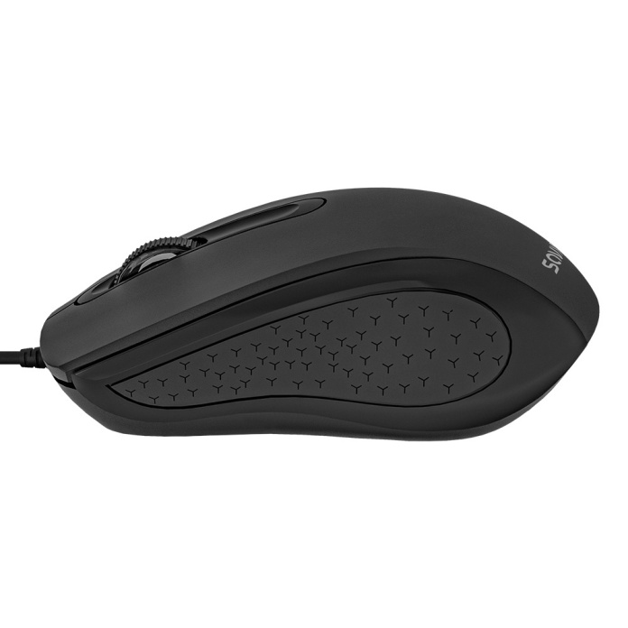 mysz przewodowa SAVIO MB-02 czarna do komputera i laptopa
